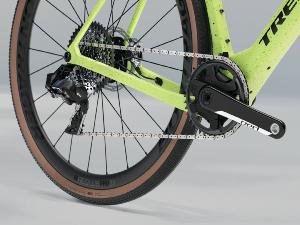 Vélo Gravel TREK Checkmate SLR 8 AXS Olive Drab/Glowstick