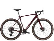 Vélo gravel carbone TREK Checkpoint SL 7 AXS 3e gén. Dark Red Carbon Red Smoke Splatter