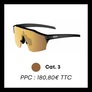 Lunettes de vélo KOO Alibi Black Matt/Gold-970